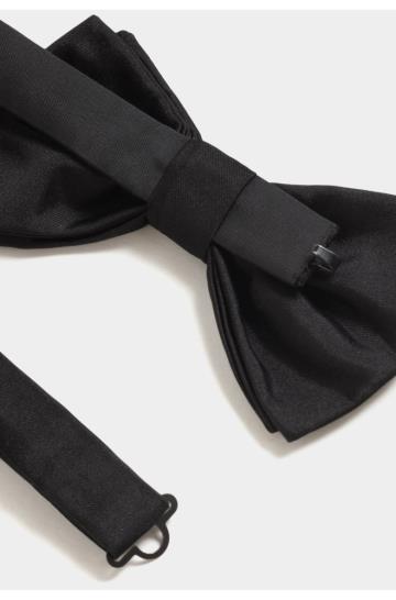 Zestaw BOSS Silk Bow Tie And Cummerbund Czarne Męskie (Pl32995)